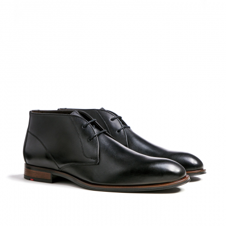 Ghete piele barbati LLOYD SANTOS negru [3]