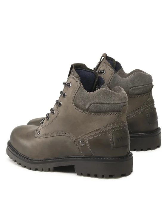 Ghete piele nubuck barbati WRANGLER YUMA gri inchis [1]