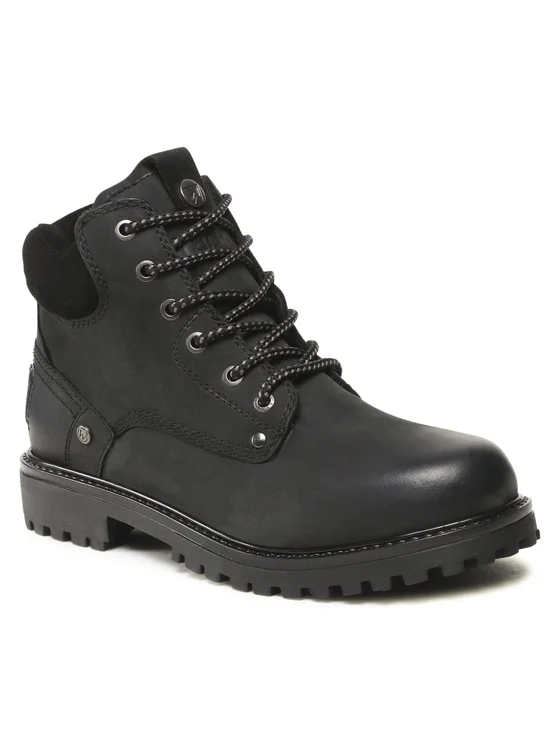 pantofi casual - Ghete piele nubuck barbati WRANGLER YUMA negru