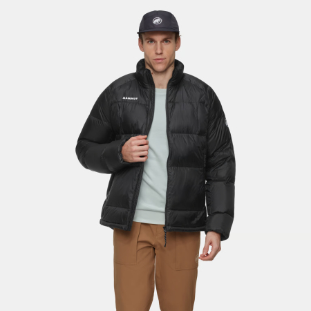 Jacheta puf calduroasa barbati MAMMUT Glacier Glow In negru [1]