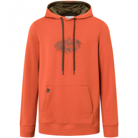 Outdoor - Hanorac bambus midlayer gluga barbati VIKING Panaka caramiziu