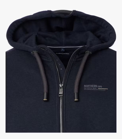 Hanorac fermoar gluga barbati CASA MODA Northern Expedition bleumarin [2]