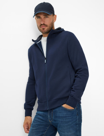 Hanorac fermoar bumbac Pima barbati SAMMY 275708-70620200 bleumarin [2]