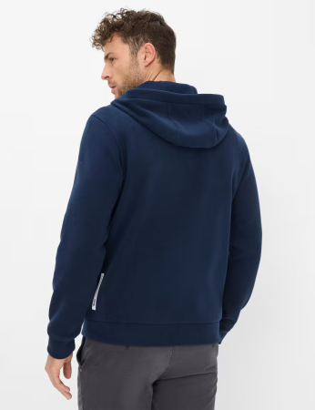 Hanorac fermoar gluga fleece barbati BRAX SAMMY Warm Tec bleumarin [3]
