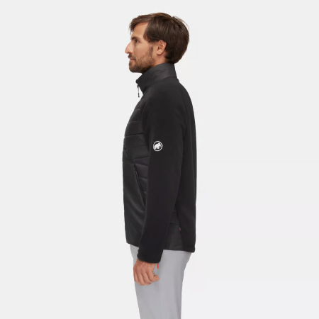 Jacheta fermoar fleece hybrid barbati MAMMUT Innominata ML negru [4]
