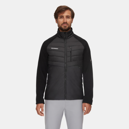 Jacheta fermoar fleece hybrid barbati MAMMUT Innominata ML negru [1]