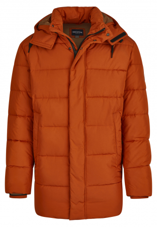 jachete sport si drumetie - Jacheta parka puf supradimensionata barbati HECHTER 50153-132213 portocaliu inchis