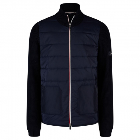 Jachete - Jacheta tricot matlasata fermoar barbati HECHTER 65012-132811 bleumarin