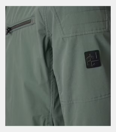 Jacheta ultra usoara Biker barbati CASA MODA verde [4]