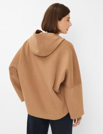 Jacheta pelerina lana gluga femei BRAX DUBLIN 976428-95992640 camel [4]