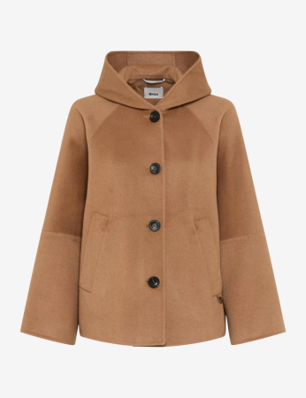 Articole femei - Jacheta pelerina lana gluga femei BRAX DUBLIN 976428-95992640 camel