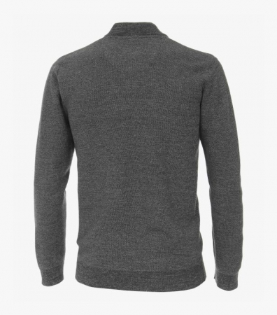 Cardigan fermoar barbati CASA MODA oliv inchis [1]