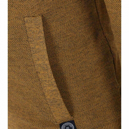Cardigan fermoar barbati CASA MODA galben [2]