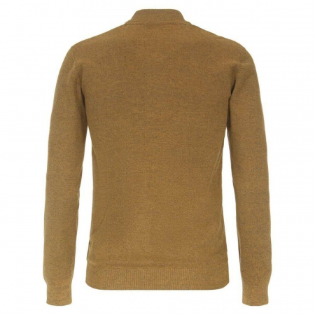 Cardigan fermoar barbati CASA MODA galben [3]