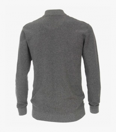 Cardigan fermoar bumbac barbati CASA MODA gri [1]
