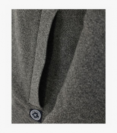 Cardigan fermoar bumbac barbati CASA MODA gri [3]