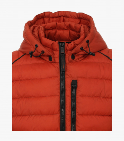 Jacheta matlasata cu gluga barbati CASA MODA portocaliu [5]