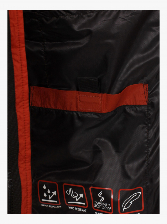 Jacheta matlasata cu gluga barbati CASA MODA portocaliu [3]