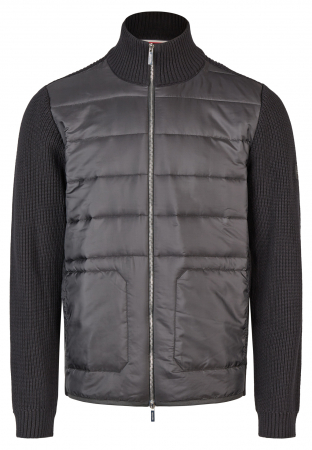 Jachete - Jacheta tricot matlasata fermoar barbati HECHTER 65012-132811 negru