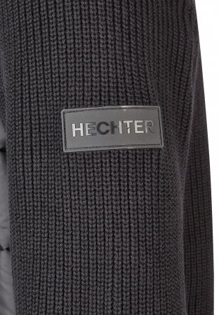Jacheta tricot matlasata fermoar barbati HECHTER 65012-132811 negru [3]