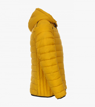 Jacheta matlasata cu gluga barbati CASA MODA galben [2]