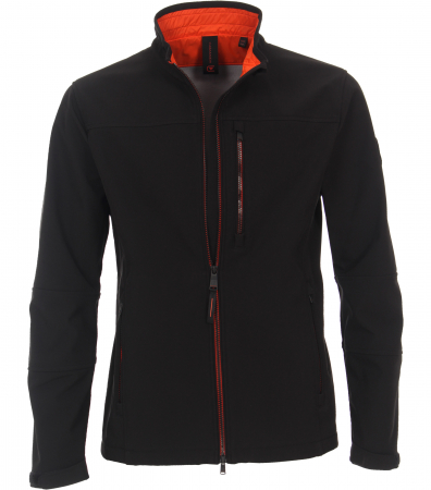 jachete sport si drumetie - Jacheta softshell barbati outdoor CASA MODA negru