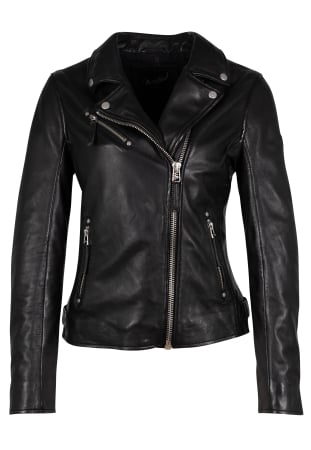 jachete piele - Jacheta biker dama piele MAURITIUS Regular PGG W14 LEGV  negru