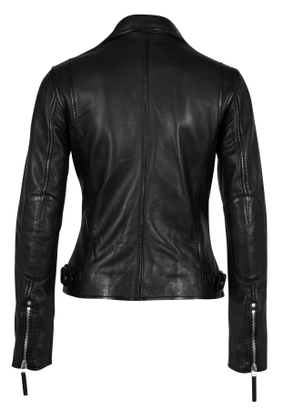 Jacheta biker dama piele MAURITIUS Regular PGG W14 LEGV  negru [1]