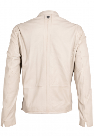 Jacheta piele MMComao 1201-0714 alb XXL [1]