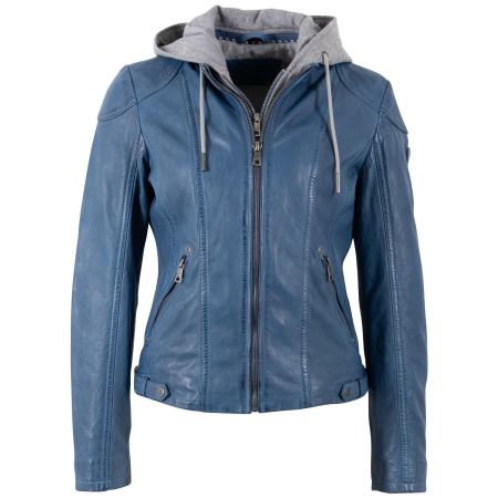 Articole femei - Jacheta femei piele MAURITIUS Ammy albastru