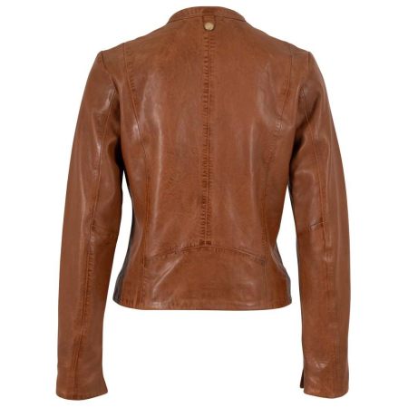 Jacheta femei piele MAURITIUS Armaly Cognac [1]