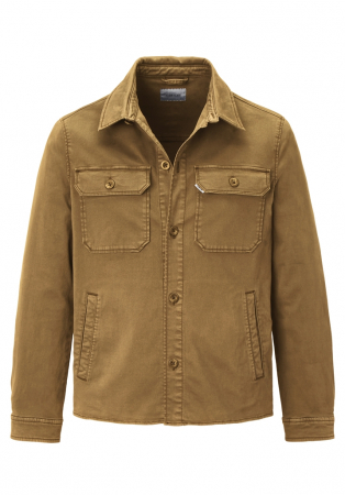 Jachete - Jacheta overshirt bumbac barbati REDPOINT Vanc camel