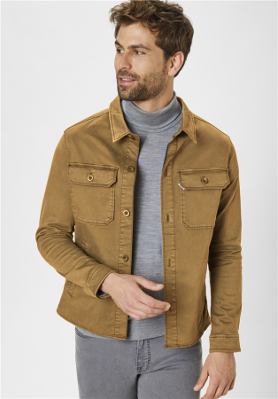Jacheta overshirt bumbac barbati REDPOINT Vanc camel [1]