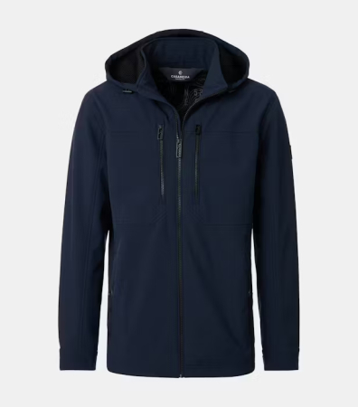 jachete si geci - Jacheta softshell gluga barbatu CASA MODA bleumarin