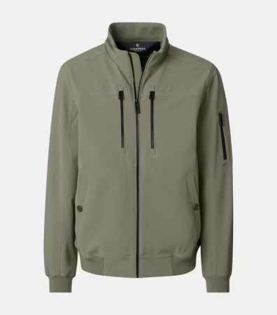 jachete si geci - Jacheta bluson softshell CASA MODA barbati kaki
