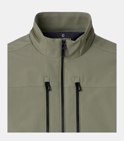 Jacheta bluson softshell CASA MODA barbati kaki [2]