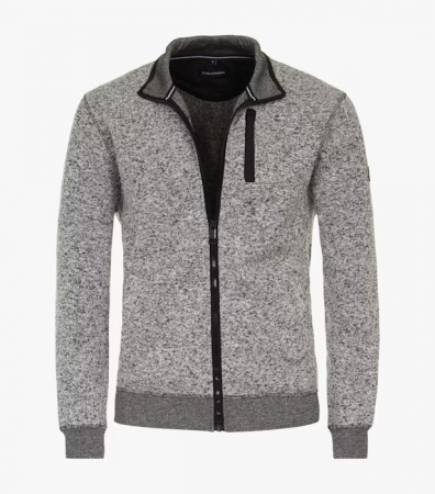 Outdoor - Cardigan sport barbati CASA MODA Bergen gri deschis melanj