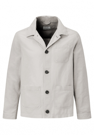 Jachete - Camasa overshirt in/bumbac barbati REDPOINT Grover crem