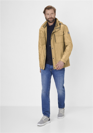 Jacheta usoara impermeabila gluga barbati S4Arruba camel [2]