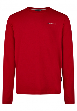 bluze midlayer training fleece - Bluza bumbac barbati HECHTER rosu