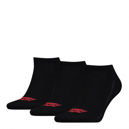 sosete - Sosete unisex LEVI'S negre Batwing LOGO - set 3 perechi