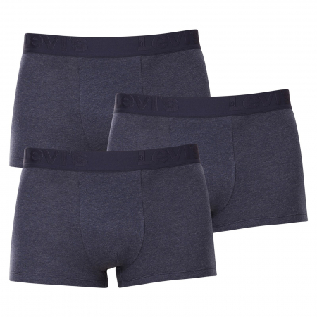 Accesorii - Set boxeri barbati LEVIS PREMIUM 3 perechi bleumarin