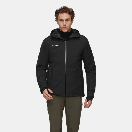 Jacheta termo gluga 10Kx10K 2L barbati MAMMUT Linard HS negru [1]