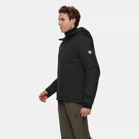 Jacheta termo gluga 10Kx10K 2L barbati MAMMUT Linard HS negru [3]