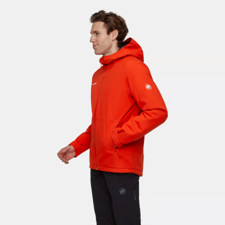 Jacheta termo gluga 10Kx10K 2L barbati MAMMUT Linard HS rosu [2]