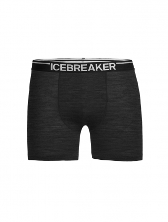 Outdoor - Boxeri lungi merino barbati ICEBREAKER Anatomica gri inchis
