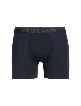 lenjerie termica - Boxeri lungi merino barbati ICEBREAKER Anatomica bleumarin