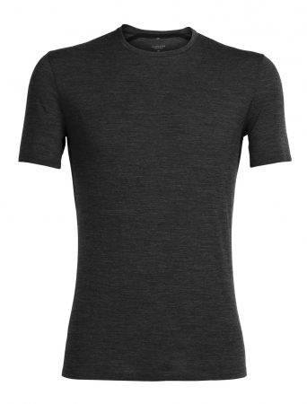 Outdoor - Tricou merino barbati ICEBREAKER Anatomica Crewe gri inchis