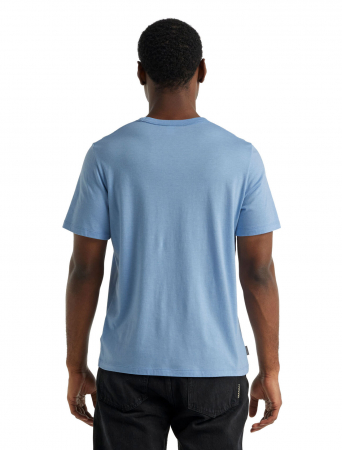 Tricou merino 160 barbati ICEBREAKER Central  bleu [2]