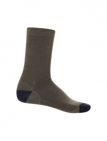 sosete sport - Sosete merino barbati ICEBREAKER Lifestyle Fine Gauge Crew oliv